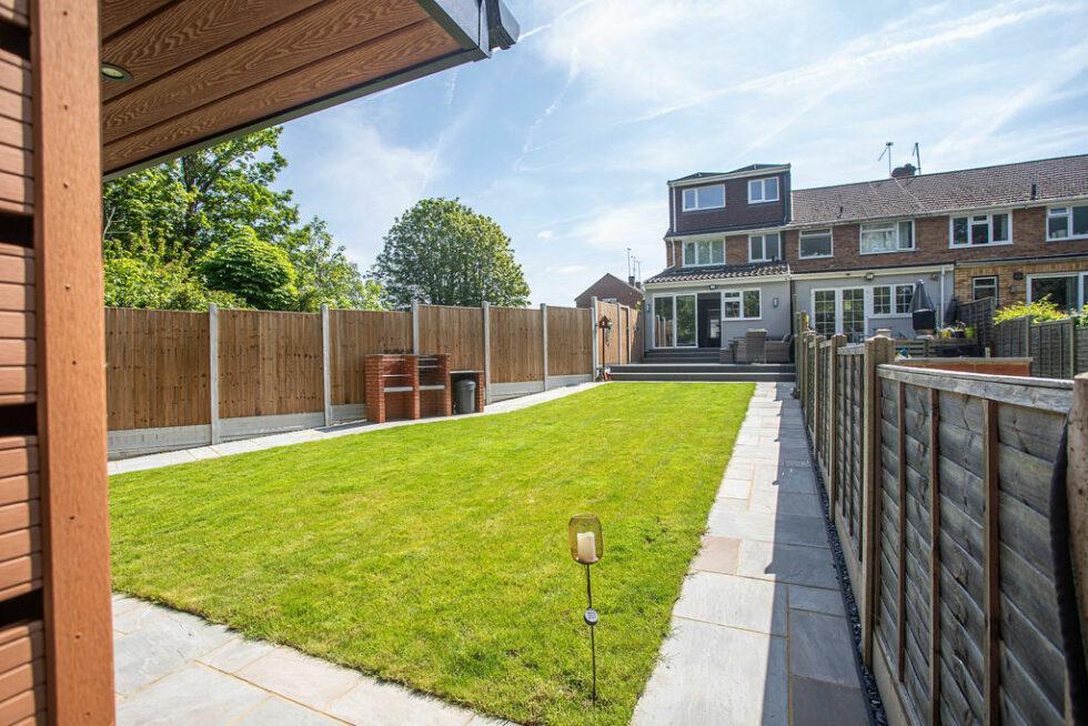 Rear single storey extension built by CJS Construction
