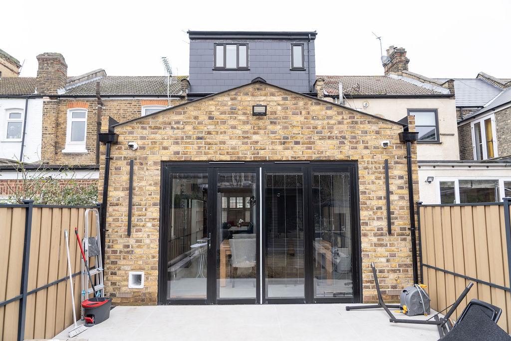 Rear single storey extension built by CJS Construction